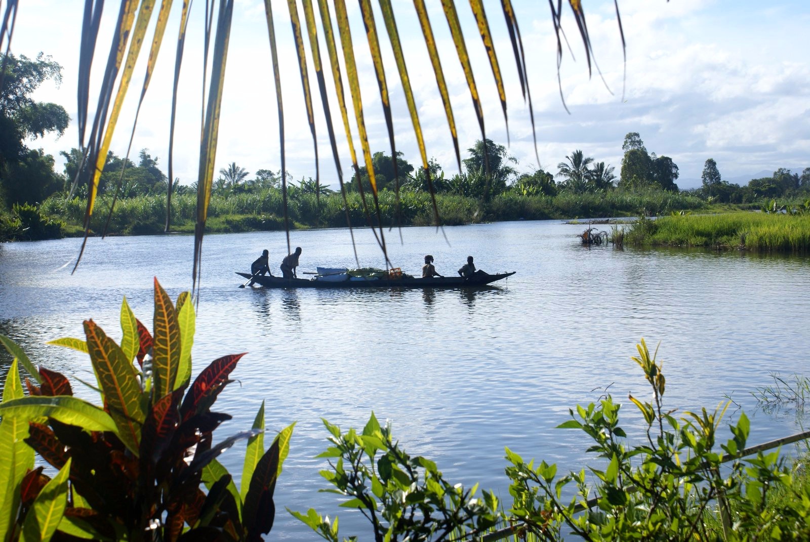 Fishing kids in the Pangalanes Canal System, central-east …